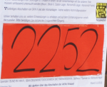 2252 Sammeleinwendungen übergeben